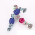 thumbnail image 3 of Corde en Coton pour Animaux avec Doubles Nœuds Boules Tpr, 3 of 3