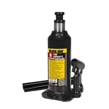 Black Jack T90803W Welded Structure Bottle Jack, 8 Ton Black