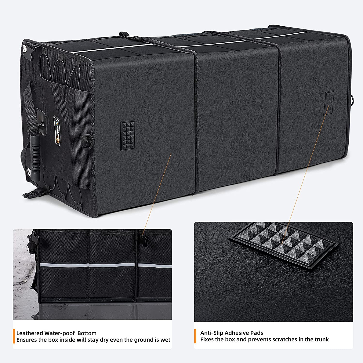 AstroAI Car Trunk Organizer 110L with Cooler Bag photo 7