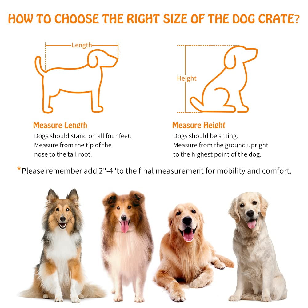 Kselythan Dog Crate Furniture with 3 Doors,39.4" Large Dog Crate with 2 Drawer & Cushion,Wooden Dog Crate Table Dog House Kennel for Medium/Large Dog,Indoor End Table Dog House Dog Cage