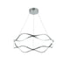 thumbnail image 1 of Lampara colgante plateada ILUMINACION LUZ VIC, 1 of 2