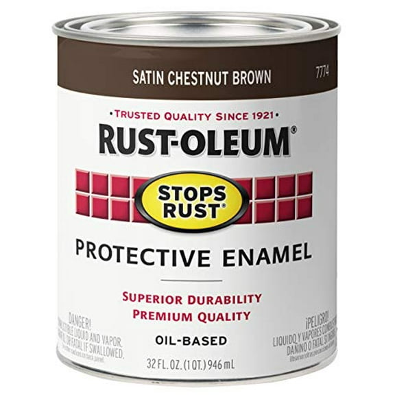 Stops Rust Sat Chestnt Brown Enamel 7774502