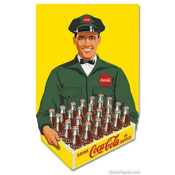 Coke Delivery Man Sign