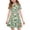 #A02-Green, variant on XADYUY Girls Summer Dress Size 7-8 Casual A-Line Short Sleeve Girls Tshirt Dresses Daisy Flower Print Crew Neck Sundresses Loose Swing Dresses with Pockets,5-6Years,Green