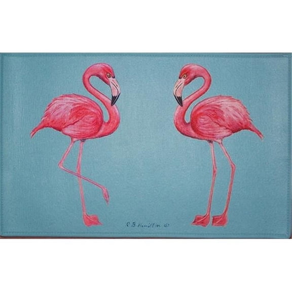 Betsy Drake DM084G Flamingo Door Mat 30''x50''