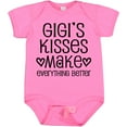 thumbnail image 3 of Inktastic Gigi Kisses Make Everything Better Boys or Girls Baby Bodysuit, 3 of 5