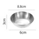 thumbnail image 3 of Plato para salsa Homerr, plato para salsa de acero inoxidable, apto para uso alimentario, reutilizable, apilable, plato para servir aperitivos, utensilios de cocina, plato para salsa para mojar, 3 of 8