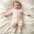 thumbnail image 5 of enyan Newborn Boy Girl Outfits Baby Boy Footie Pajamas Button Romper Footed Sleep N Play Sleepwear Baby Boy Girl Clothes（Light Pink,6-9 Months）, 5 of 5