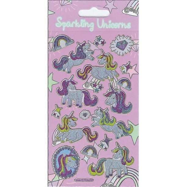 Paper Projects Unicorn Stickers One Size Lila/Blå/Gul Purple/Blue/Yellow One Size