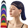 thumbnail image 2 of Mode Femme Grand Bande Filet Snood Bandeau Bonnet Tricoté Turban Accessoires Cheveux Populaire Décontracté Bonnet 20726, 2 of 6