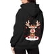 thumbnail image 5 of WILLBEST Sudadera de Mujer con Estampado Navideño, Cremallera, Manga Larga, Bolsillo, Cordón Ajustable y Capucha Informal 2164 Grande, 5 of 8