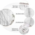 thumbnail image 6 of Marble Waterproof Fabric Shower Curtain,Modern Grey White Rock Monochrome Simple Waterproof Fabric Shower Curtain for Bathroom Curtains Bathtubs Hotel Shower Curtains with 12 Hooks Standard 72x72, 6 of 8
