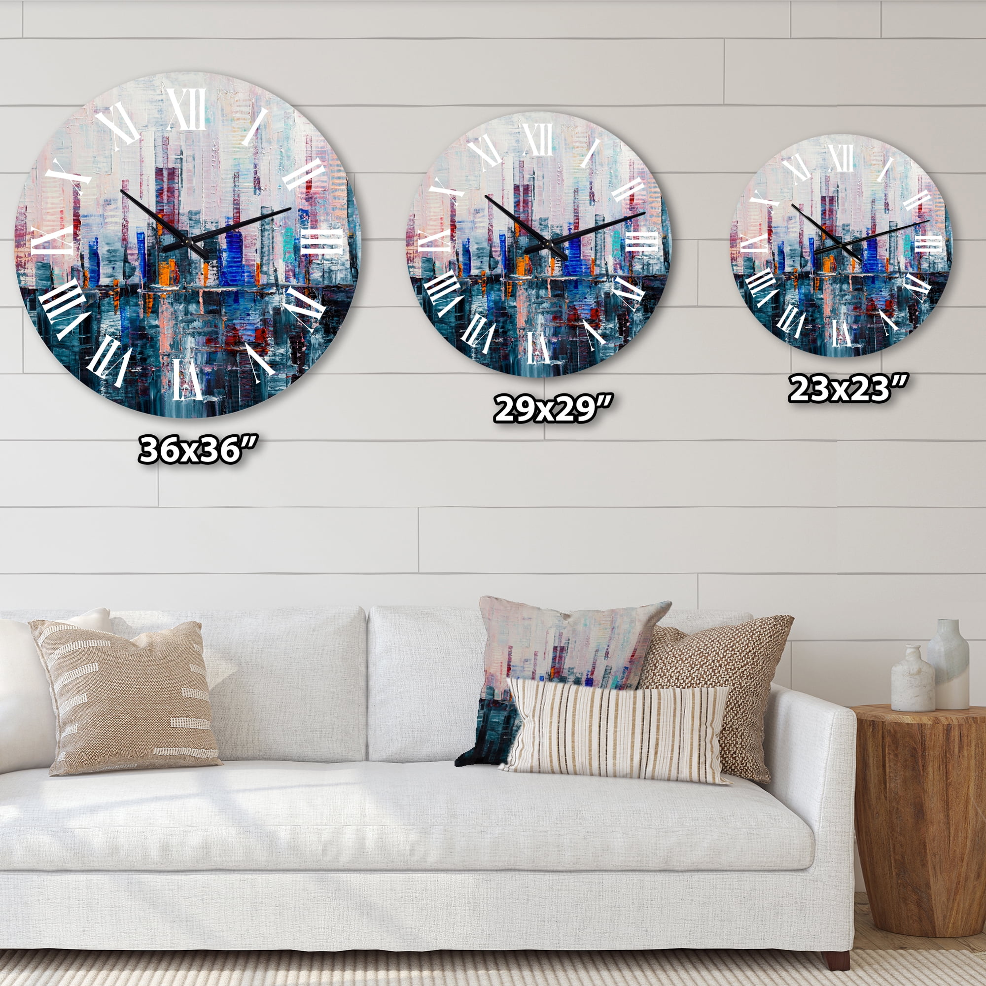 Designart 1 in Quartz Modern/Contemporary Wall Clock