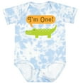 thumbnail image 3 of Inktastic 1st Birthday Alligator Jungle Boys or Girls Baby Bodysuit, 3 of 5
