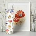 thumbnail image 5 of Mushroom Gifts, Gifts for Mushroom Lovers, Mushroom Stuff, Mushroom Mug, Mushroom Cup, Birthday Gifts for Women, Mushroom Decor/Accessories, 20oz Insulated Mushroom Mug with Lid and Straw, 5 of 6