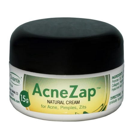 AcneZap Face Cream For Spot Cystic Acne Treatment, Best Fast Acting Regiment For Clearing Severe Acne On Face And