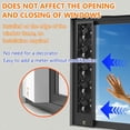thumbnail image 2 of 39-189Cm Vertical Window Exhaust Fan, 10CM Retractable Door Removable, for Bedrooms, Card Rooms, Restrooms, and Pet Deodorant 67~77cm, 2 of 8