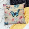 thumbnail image 2 of Patifu Fun Butterfly Pillow Case Butterfly Pillows Decorative Throw Pillows Butterfly Pillows for Girls Butterfly Throw Pillow for Living Room Bedroom Sofa Couch  20x20in, 2 of 5