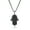 Obsidian, variant on COAI Healing Black Obsidian Stone Hamsa Hand Pendant Necklace for Men Women
