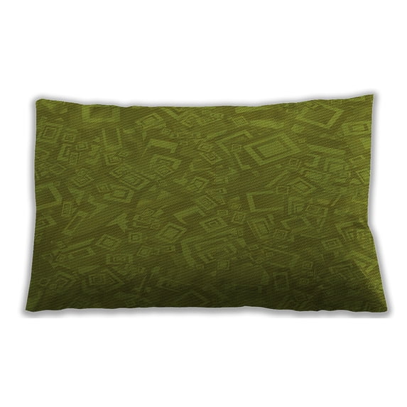 Ahgly Company Outdoor Rectangular Contemporary Lumbar Throw Pillow, 13 inch by 19 inch