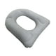 thumbnail image 3 of Cojín de inodoro inflable Asiento cómodo Cojín de soporte de inflado de aire para Flocado gris, 3 of 9