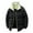 Black#A, variant on Men's Color Block Puffer Jacket Thickened Warm Winter Coats Stand Collar Zip Up Overcoats with Pockets 2025,Blue,XXL