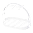 thumbnail image 1 of Portavasos de encimera, soporte para secar vasos, soporte para vasos de vidrio con bandeja, taza de lujo Blanco, 1 of 9
