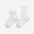 thumbnail image 2 of MUXiin Girls Socks 6-8 Years Old Winter And Autumn Stringy Selvedge Mid Calf Length Casual Comfortable Socks, 2 of 5