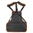 thumbnail image 4 of Delantal para herramientas con múltiples bolsillos, tela Oxford impermeable a prueba de aceite, delantal para herramientas de trabajo de jardín ajustable para cocinar carpintería, ribete naranja, 4 of 5