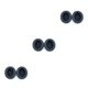 thumbnail image 2 of Injueey 1 par de almohadillas para auriculares PU de cuero con cancelación de ruido almohadillas para auriculares reemplazo de malla fina para Type1 NO1, 2 of 6