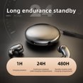 thumbnail image 5 of Earphone wireless, Hwkond Wireless Earbuds Mini Ear Buds Bluetooth Headphones 5.3 Bluetooth Headsets Light-Weight Earphones With Microphone & Charging Case Display, Black, Up To 60% Off, 5 of 9