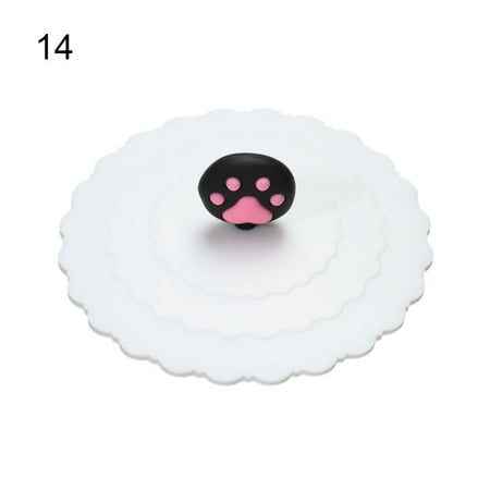 

New Reusable Seal Cap Silicone Cup Cover Leakproof Suction Cup Cover Dustproof 14