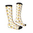 thumbnail image 4 of Lsque Bees and Flowers Printed Crew Socks Men's Women's LightWeight Thin Casual Calf Socks ,Knee High Socks,Cotton Socks, 4 of 9