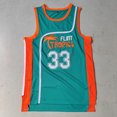 thumbnail image 4 of Camisetas de baloncesto Trillest Semi Pro Movie Jackie Moon 33 Monix 11 blancas y verdes Flint Tropics para hombre para fiesta de Halloween, 4 of 5