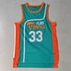thumbnail image 4 of Camisetas de baloncesto Trillest Semi Pro Movie Jackie Moon 33 Monix 11 blancas y verdes Flint Tropics para hombre para fiesta de Halloween, 4 of 5