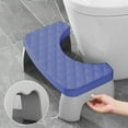 thumbnail image 3 of Qholemyo Soft Toilet Stool Bathroom Hair Non-slip Treading Stool Office Padded Footstool Squatting Stool For Bathroom Toilet Squatting Stool Squat Stool, 3 of 5