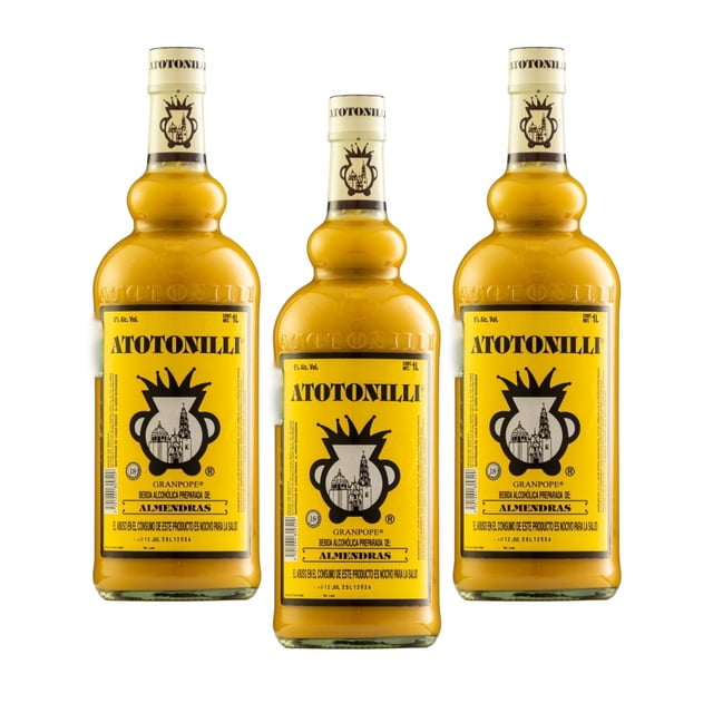 Tripack Rompope Atotonilli Almendras 1000 Ml