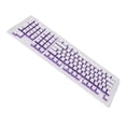 thumbnail image 2 of OEM Height Keyboard Keycaps, FOS Step Wear Resistant Ergonomic Design Keyboard Keycaps  For Most Mechanical Keyboards ANGGREK Carácter púrpura blanco, 2 of 8
