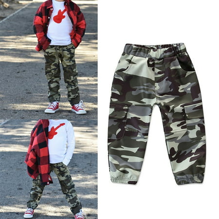 Toddler Kids Boy Casual Camo Trousers Army Military Pants Bottoms Summer  Outfit | Walmart Canada