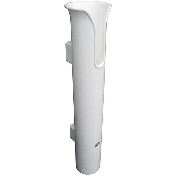 Taco P04-091W Plastic Rod Holder, White Finish