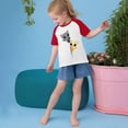 thumbnail image 4 of RXIRUCGD 2025 Vêtements d'Été pour Enfants Tout-Petits Garçons Filles Mode Mignon Col Rond Imprimé Manches Courtes Haut, 4 of 6