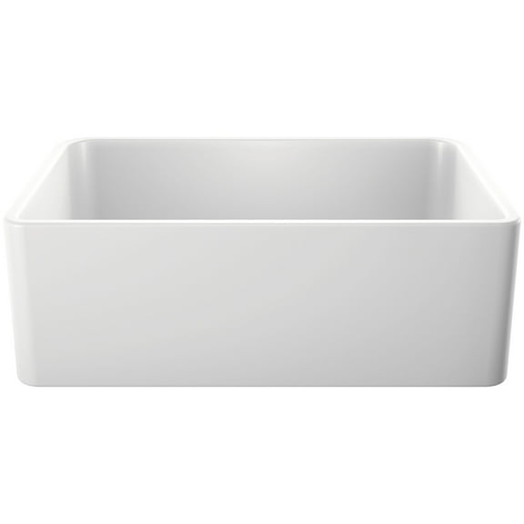 Blanco 524257 Cerana 30" Farmhouse Single Basin Fireclay Kitchen Sink - White