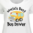 thumbnail image 4 of Inktastic Worlds Best School Bus Driver Women's Plus Size T-Shirt, 4 of 5