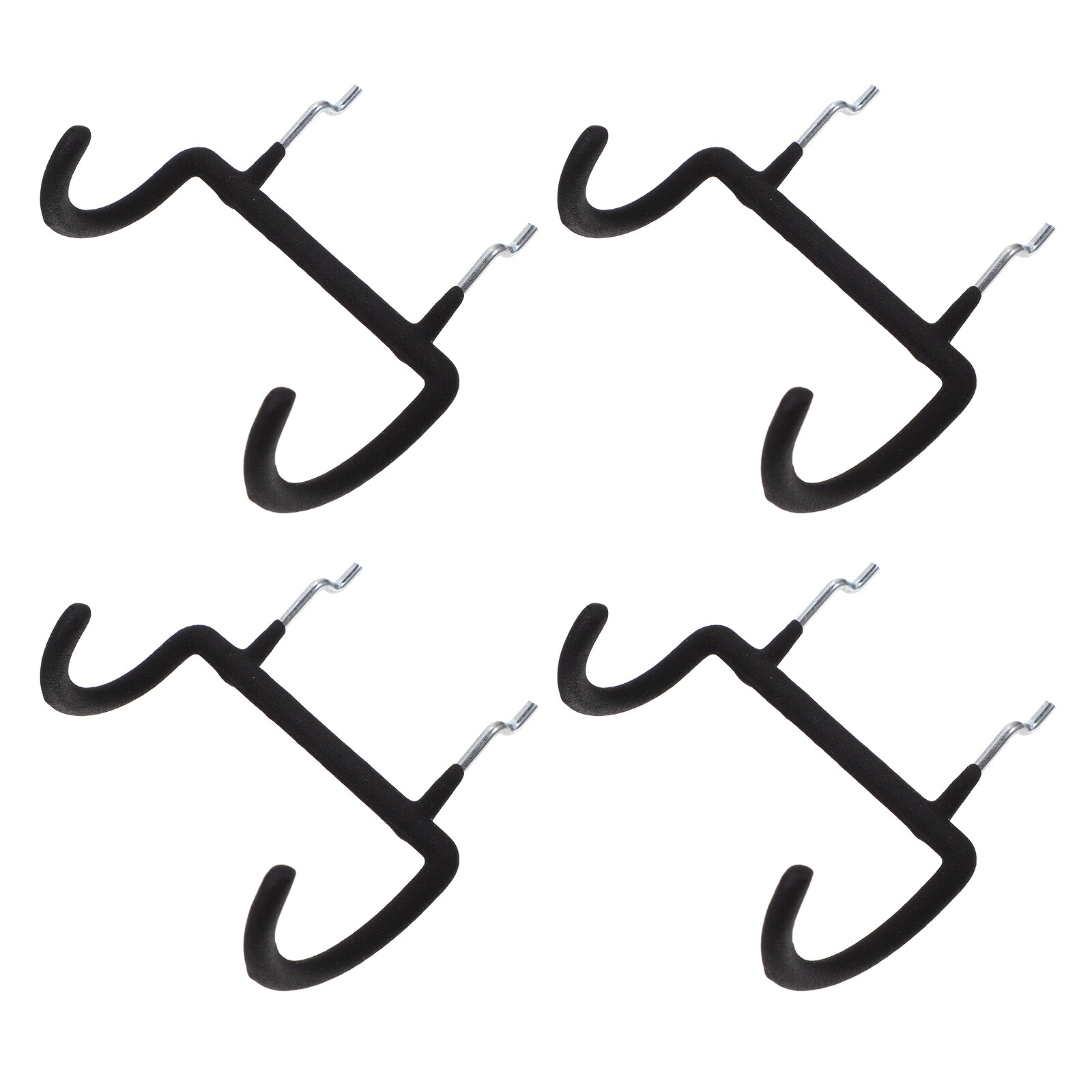 4pcs Perforated Wall Hooks Heavy Duty Hooks Pegboard Drill Holders