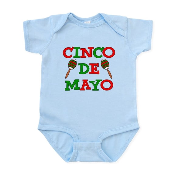 CafePress - Cinco De Mayo Kids Body Suit - Baby Light Bodysuit, Size Newborn - 24 Months