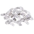 thumbnail image 4 of AMLESO 20 Pieces Stainless Steel Flat Blank Shoe Clips DIY Crafts Findings - Medium, 4 of 6
