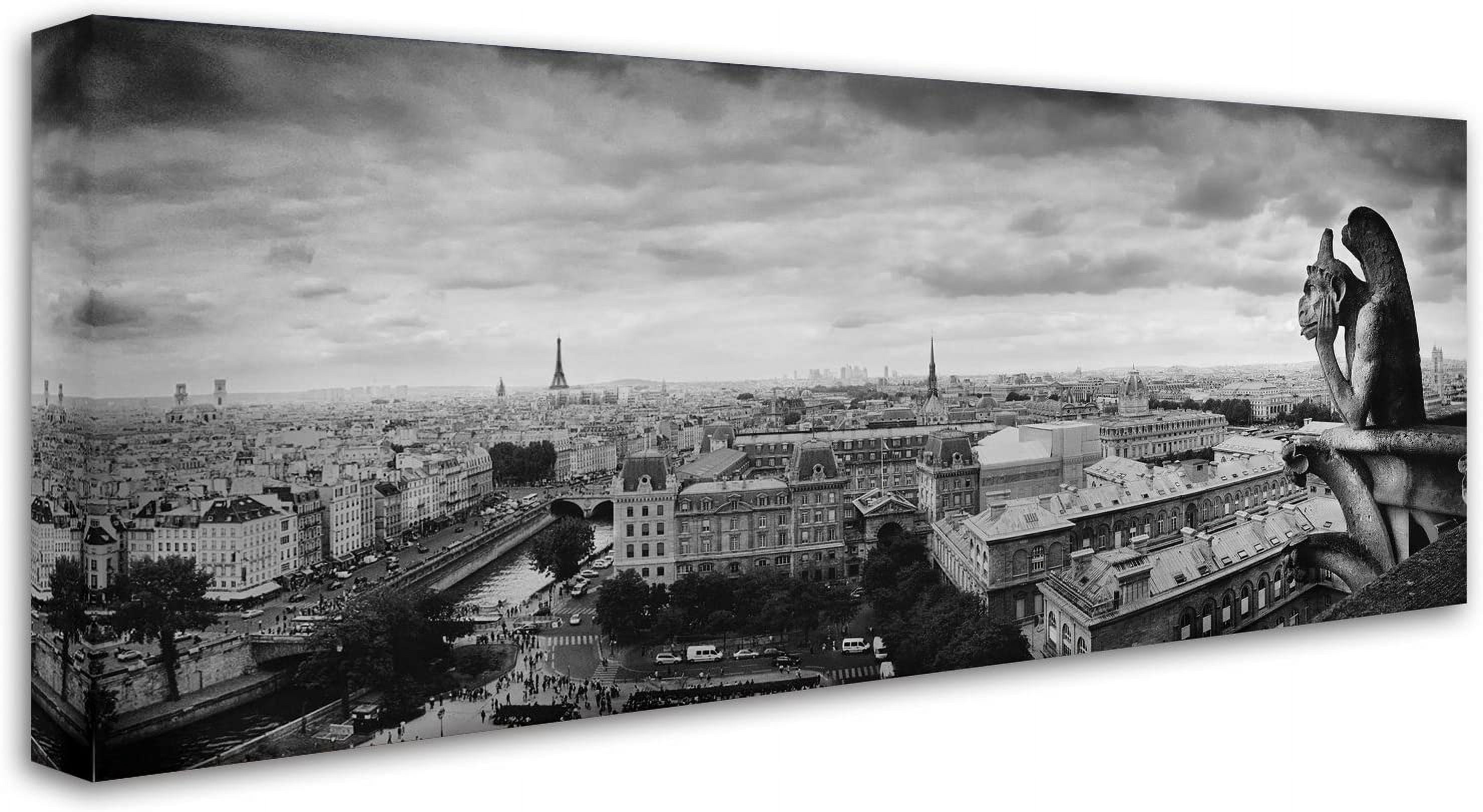 Trademark Fine Art "Boring in Paris" Canvas Art by Moises Levy