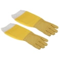 thumbnail image 4 of Guantes de apicultura transpirables de piel de oveja, mangas largas protectoras, equipo de apicultura, 4 of 14