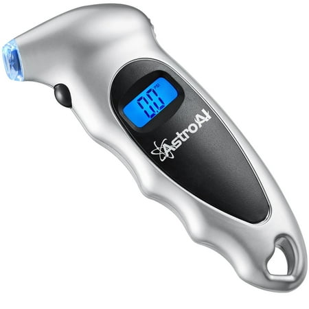 AstroAI Digital Tire Pressure Gauge 150 PSI 4 Settings for Car Truck Bicycle with Backlit LCD and Non-Slip Grip,
