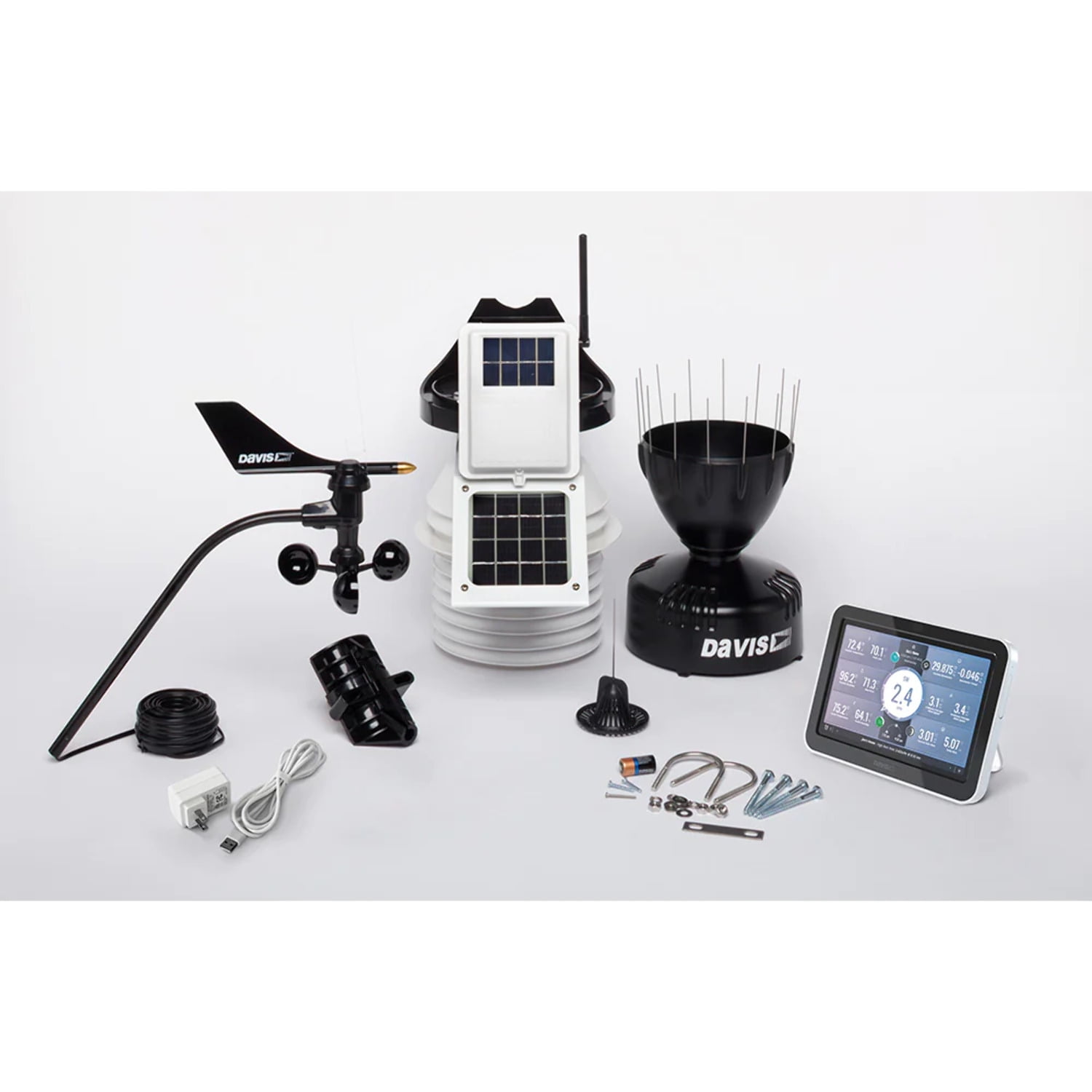 Davis Vantage Pro2 Wireless Weather Station w/WeatherLink Console  24h... [6253]
